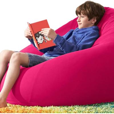 Bean Bag Chair for Kids, Teens, and Adults - Plush & Compact Small Beanbag, Pink